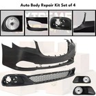 Front Bumper Cover Primed   Fog Lights Kit For 2011-2020 Dodge Grand Caravan