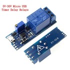  2pcs Dc 5v Trigger Time Delay Switch Relay Module Adjustable Time Delay 