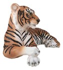 Large Royal Bengal Tiger Resting Gracefully 15 5  Long Statue Home Garden Decor