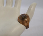 Vintage 1940 s Cereal Premium Magnetic Compass Ring Markings Inside Advertising