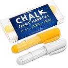  Fabric Chalk Quilting Markers - 2-pack  Refillable  0 5-0 9mm  White   Yellow 