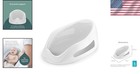 Portable Baby Bath Support - Lightweight Gray Design For Newborns   Easy Cleanup