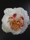Vintage White Peony Millinery Silk Flower