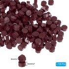720 Pack Wax Seal Beads Sealing Wax Beads Octagon Stamp Beads Dark Red