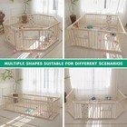 Brand New Baby Playpen - Adjustable Multi-shape Wooden Play Yard  Portable Colla