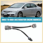 Engine Harness 10 Pin Obd2 To Obd1 Distributor Adapter For Honda Civic