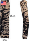 20pcs Temporary Tattoo Sleeves Art Fake Tattoo Arm Sunscreen Sleeves                               