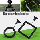 Aquarium Fish Feeding Ring Fish Tank Heart Floating Station Food Tray Square Rou