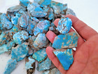 500 Carat Lots Natural Persian Turquoise   Pyrite Rough Stone   No Treatments