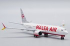 Malta Air B737 Max 8 Reg  9h-vua Jc Wings Scale 1 400 Diecast Model Xx40015