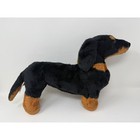 Melissa   Doug Plush Dachshund Dog Black Tan Stuffed Animal Toy