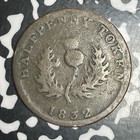 1832 Nova Scotia 1 2 Penny Half Penny Token Lot t6328