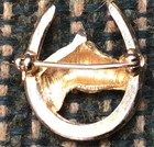 Horse Head Costume Gold Pin