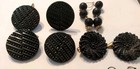 Antique Victorian Black Jet Mourning Jewelry Lot
