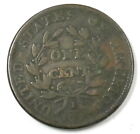 1802 Us Mint Draped Bust Large 1 One Cent Coin   Good   Free Ship