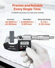 Vevor 0-1  Digital Outside Micrometer 0 00005  0 001mm Electronic Tool