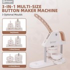 Round Button Maker Machine Kit  Button Maker Machine Multiple Sizes- 300 Sets   