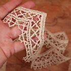 Table Cloth Lace Square Edge Handmade Linen Antique French Bobbin Lace Table