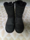 Black Bailey Bow Ugg Boots Women   s Size 9
