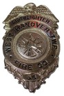 Obsolete Vtg Hanover Pa West End Fire Co No 36 Firefighter Badge Pin Back Eagle