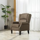 Massage Recliner Chair Wingback Heated Vibrating Accent Upholstered Single Sofa