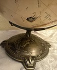 Vintage Replogle Globemaster 12    Globe Raised Relief Decorative Metal Base