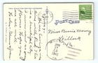 Vintage 1940 Hollywood Post Office Linen Postcard T546 California