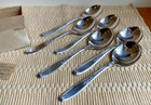 1847 Rogers Bros Ambassador Set Of 6 Round Soup Spoons Mint Silverplate Flatware