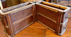 Set Of 4 Singer Treadle Sewing Machine Oak Drawers In Racks