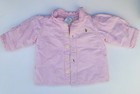 Ralph Lauren Baby Girl Pink Button Jacket Cotton 300051171 Size 6m