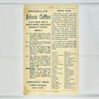Arbuckles  Ariosa Coffee Nebraska Victorian Trading Trade Card