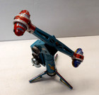 Ms466 Coney Island Space Ride Tin Toy  In Box  Never Out Of Box