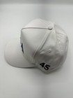 Official Usa  45 Trump Mega Cali Fame White Trucker Hat One Size