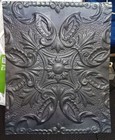 Gorgeous Antique Victorian Ceiling Tin Tile Acanthus Flowers Cottage Chic Canvas