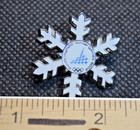 Torino Ski Resort Italy Snowflake Olympics 2006 Winter Games Ski Lapel Pin