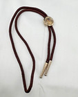 Vintage Bpoe Elks Lodge Bolo Tie Gold Tone
