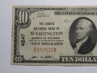  10 1929 Washington D c National Currency Bank Note Bill  4247 District Columbia