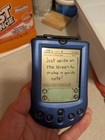 Palm M100 N151 Pda Flip Case With Stylus   Rare Blue  Working But Read 
