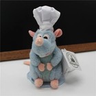 New Disney Parks Chef Remy Magnetic Shoulder Pal Plush Doll Ratatouille 15cm Usa