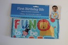 Amscan Fun To Be One 1st Birthday Party Supply Kit Plates Napkins Bib Blowouts