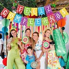 Feliz Cumplea  os Happy Birthday Banner Mexican Themed Birthday Cinco De May