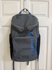 Costa Gray And Blue Backpack With Bold Logo And Adjustable Straps Pre-owned