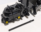 Universal Black Under Floor Frame Mount Brake Pedal And Manual Master Cylinder