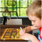Led Desk Lamp Night Light Art Panel Ambient Bedroom Table Light Warm Glow Decor