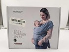 Momcozy Baby Wrap Carrier Sling Easy To Wear Infant Carrier Grey