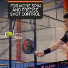Padel Racket Pro Spin Strips   Enhance Spin   Control On Padel Balls   Fits All