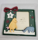 Classic Winnie The Pooh Disney Babys First Christmas Photo Frame 4x6  3d Gift