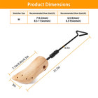 Pair Boot Stretcher Shoe Shaper Wooden Western Cowboy Boot Expander Fo Men Women