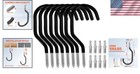 8-pack Heavy Duty Bike Hooks  100 Lbs Capacity - Ultimate Garage Storage