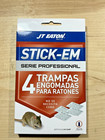 Jt Eaton Stick-em Mouse Glue Traps 4 Pack Pro Series No Bait  133p